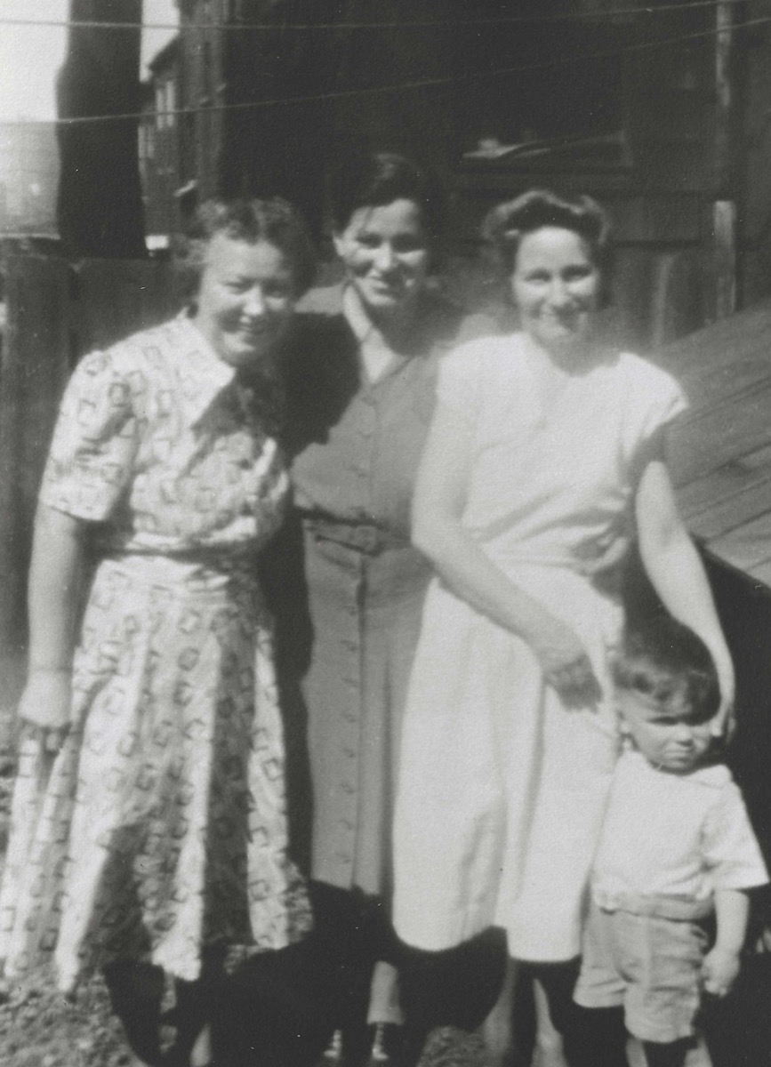 Margaret, Ellen, Rose and Bill — June 17, 1948
