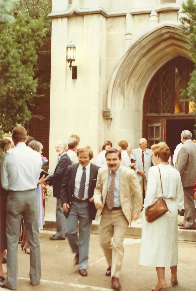 Bill and Fran at our wedding